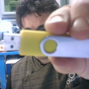 Anello Zirconia Blu Argento